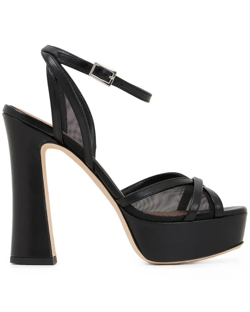 Malone Souliers Sylvie Sandalen 125mm - Schwarz Schwarz