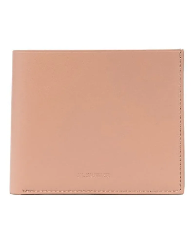 Jil Sander Portemonnaie mit Klappe - Nude Nude