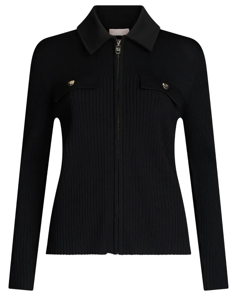 Liu Jo Cardigan mit Reißverschluss - Schwarz Schwarz