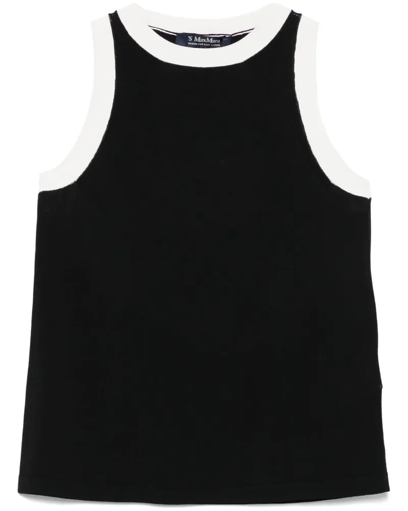 Max Mara Max Mara Slalom Tanktop - Schwarz Schwarz