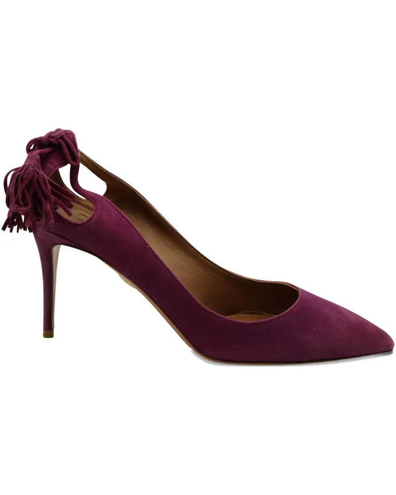Aquazzura Forever Marilyn Pumps mit Quasten - Violett Violett