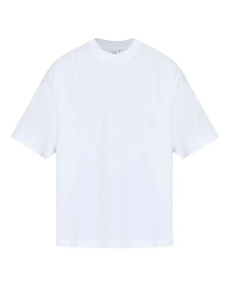 VETEMENTS Iconic logo-detail short-sleeve cotton T-shirt - Weiß Weiß