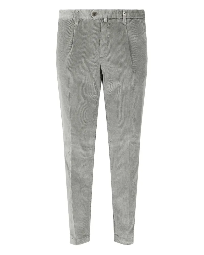 MYTHS corduroy pleated trousers - Grau Grau