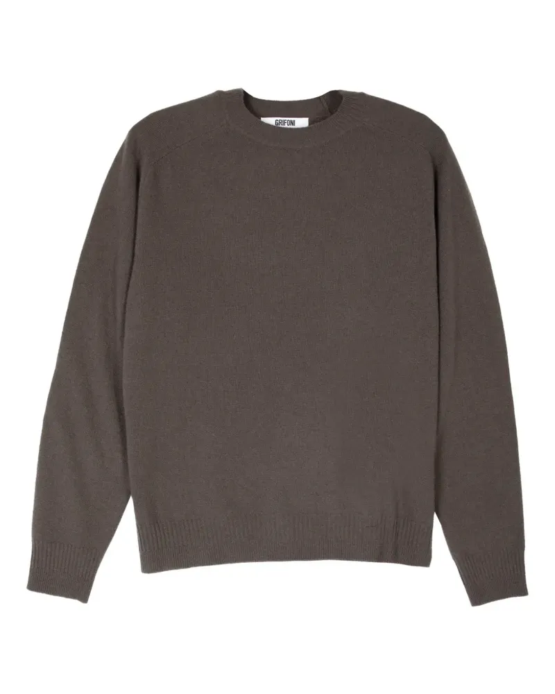 Mauro Grifoni Pullover mit Rundhalsausschnitt - Braun Braun