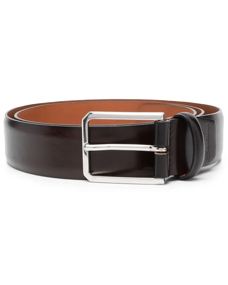 Santoni Klassischer Gürtel - Braun Braun
