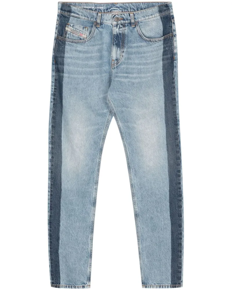 Diesel Halbhohe Slim-Fit-Jeans - Blau Blau