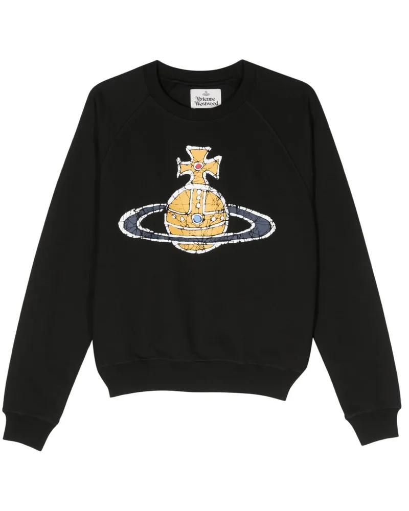 Vivienne Westwood Time Machine Sweatshirt aus Baumwolle Schwarz