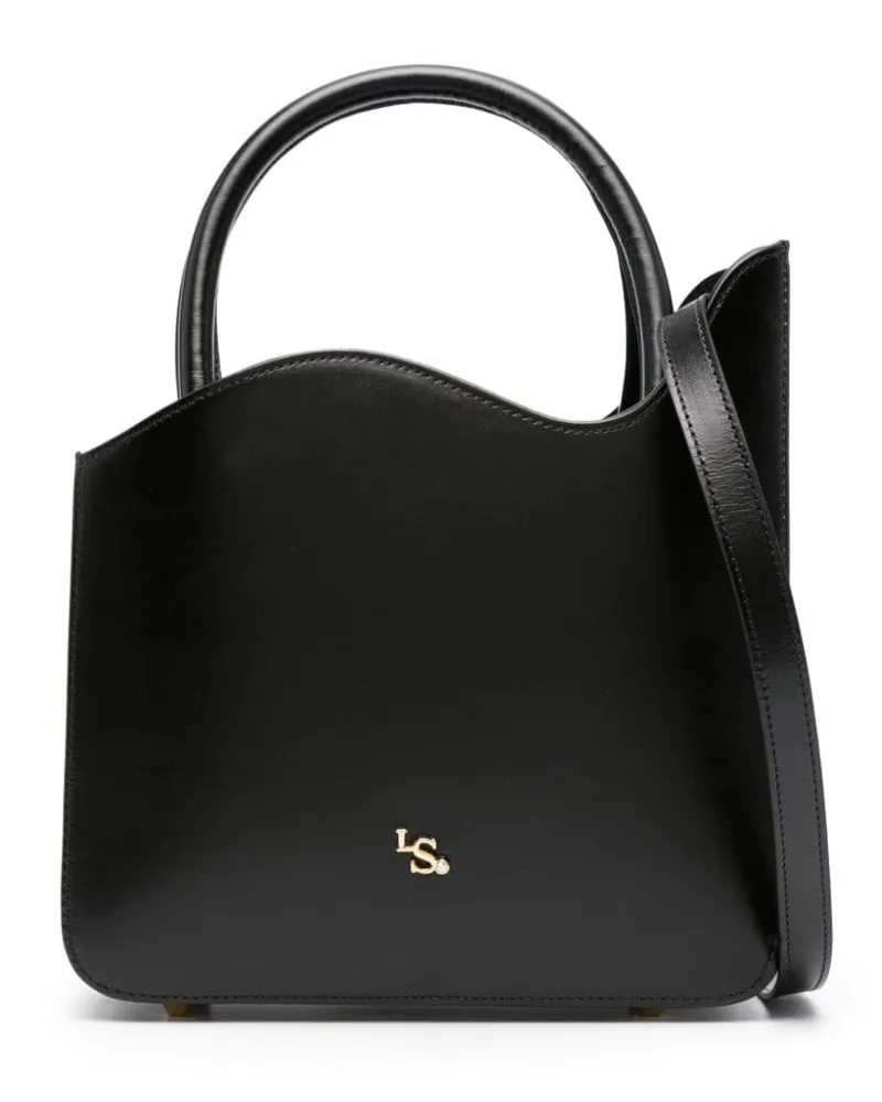 Le Silla Mittelgroßer Ivy Shopper mit Logo-Schild - Schwarz Schwarz