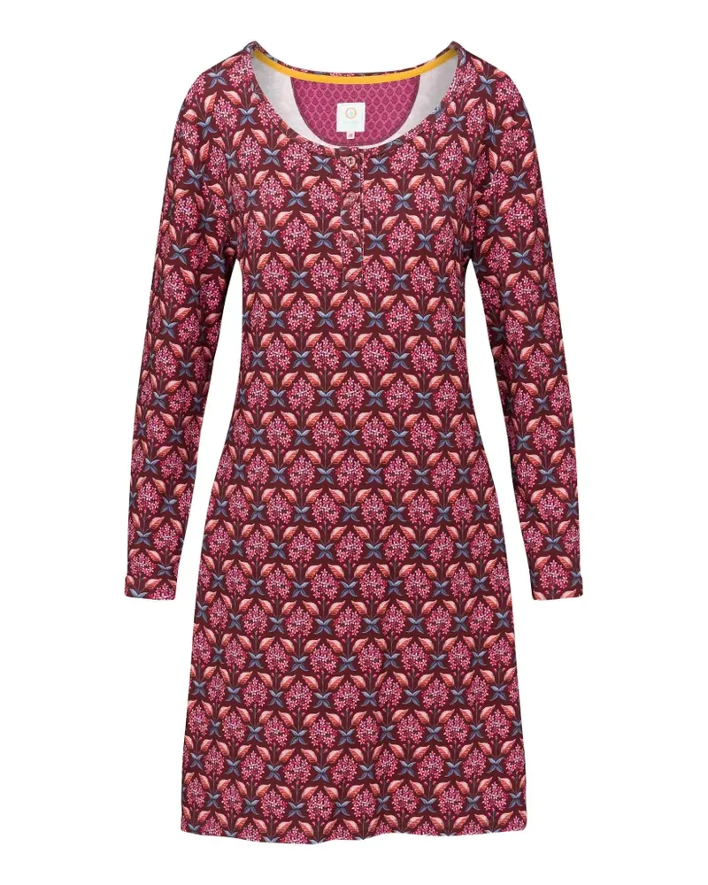 PiP Studio Langärmeliges Desiree Nachthemd - Rot Rot