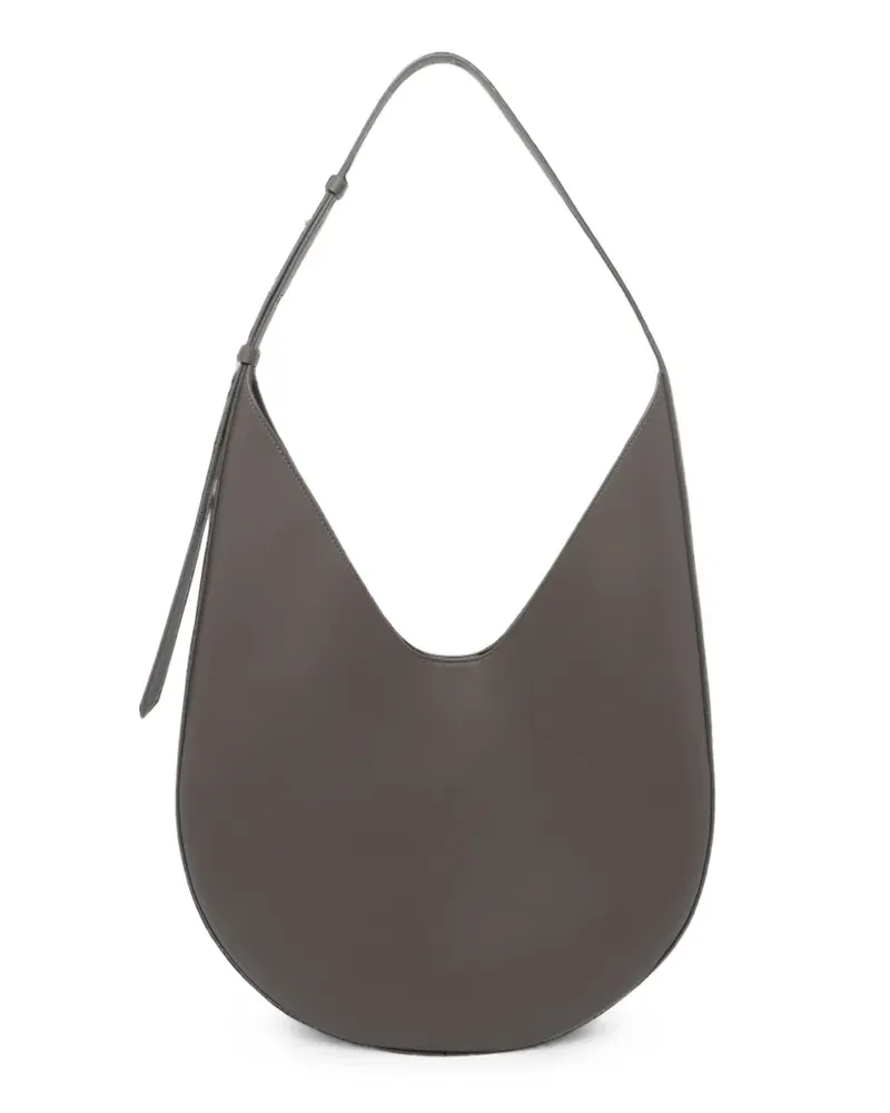 Aesther Ekme Schultertasche aus Leder - Grau Grau