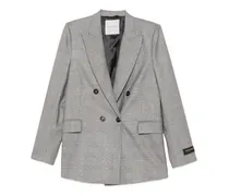 Blazer mit Prince of Wales-Karo - Grau