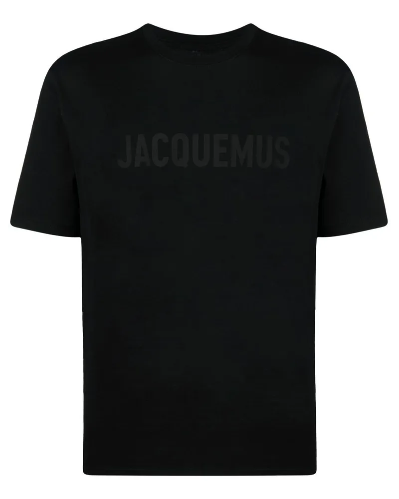 Jacquemus T-Shirt mit rundem Ausschnitt - Schwarz Schwarz