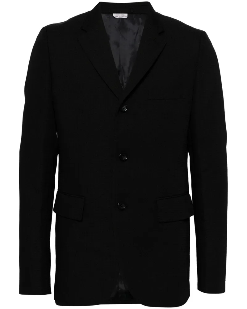 Comme des Garçons Einreihiges Sakko - Schwarz Schwarz