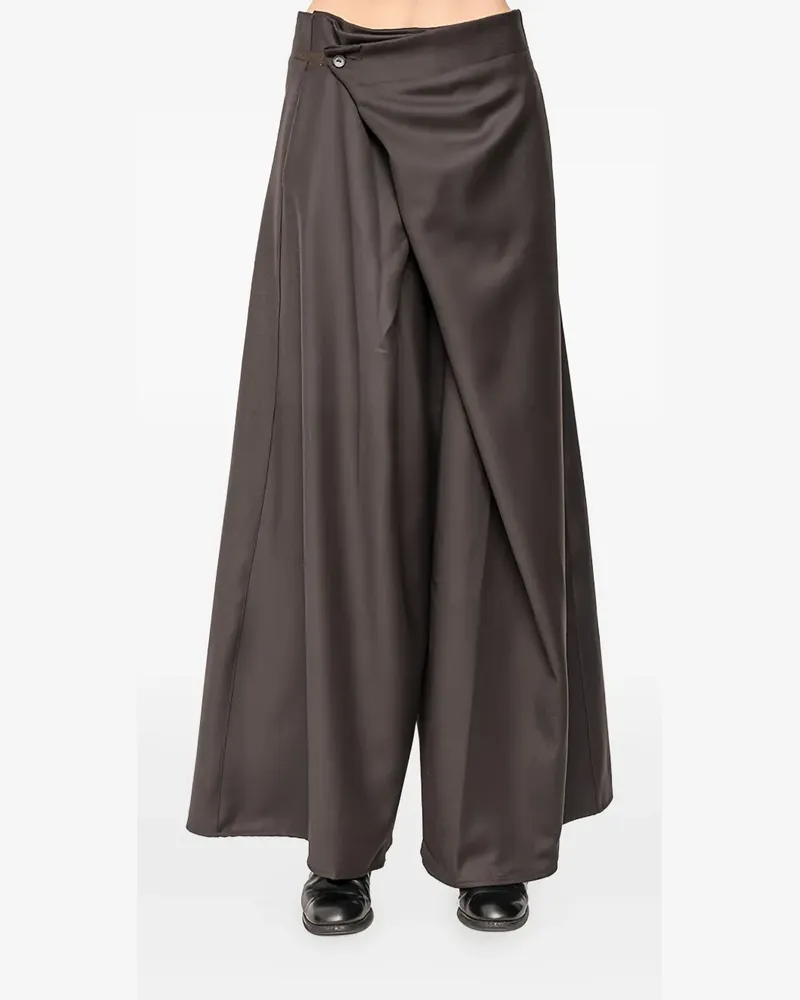 Andrea Ya'aqov pleated trousers - Grau Grau