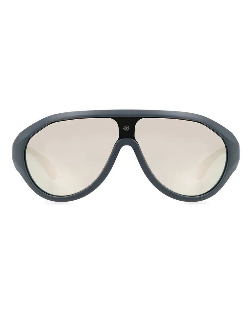 Moncler Bombolle Sonnenbrille mit Shield-Gestell - Blau Blau