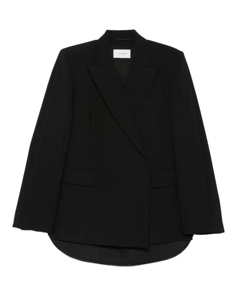 SPORTMAX double-breasted blazer - Schwarz Schwarz