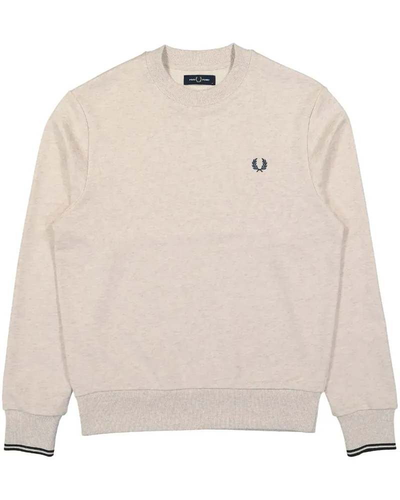 Fred Perry Sweatshirt mit Rundhalsausschnitt - Nude Nude