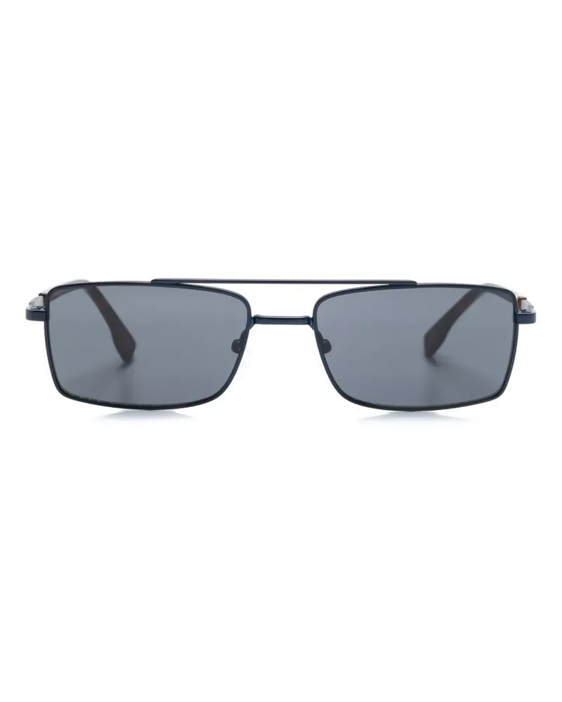 Karl Lagerfeld Eckige Sonnenbrille mit Logo-Print - Braun Braun