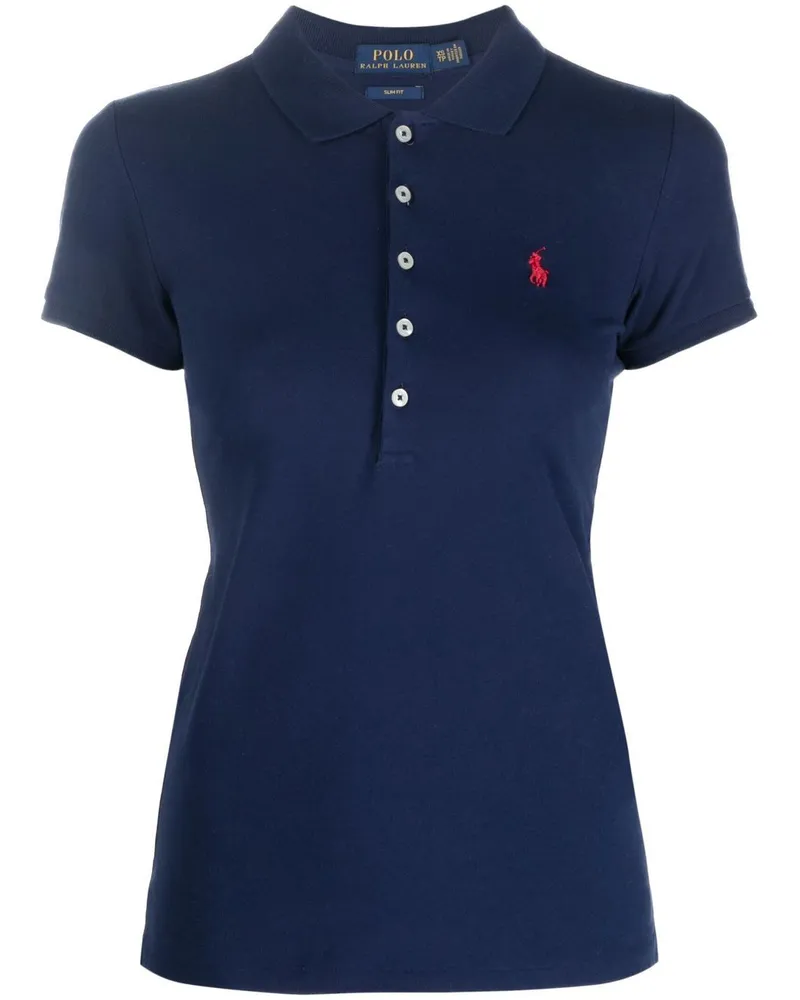 Ralph Lauren Julie Poloshirt mit Logo-Stickerei - Blau Blau