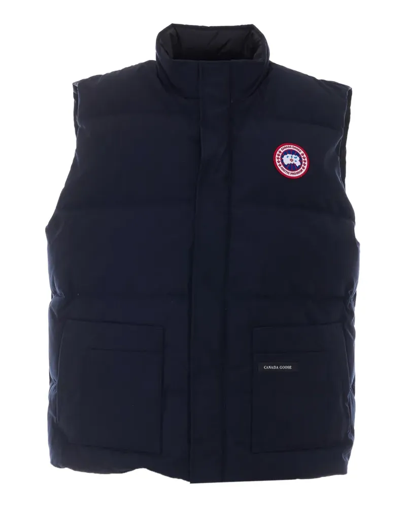 Canada Goose Legacy quilted logo-patch gilet - Blau Blau