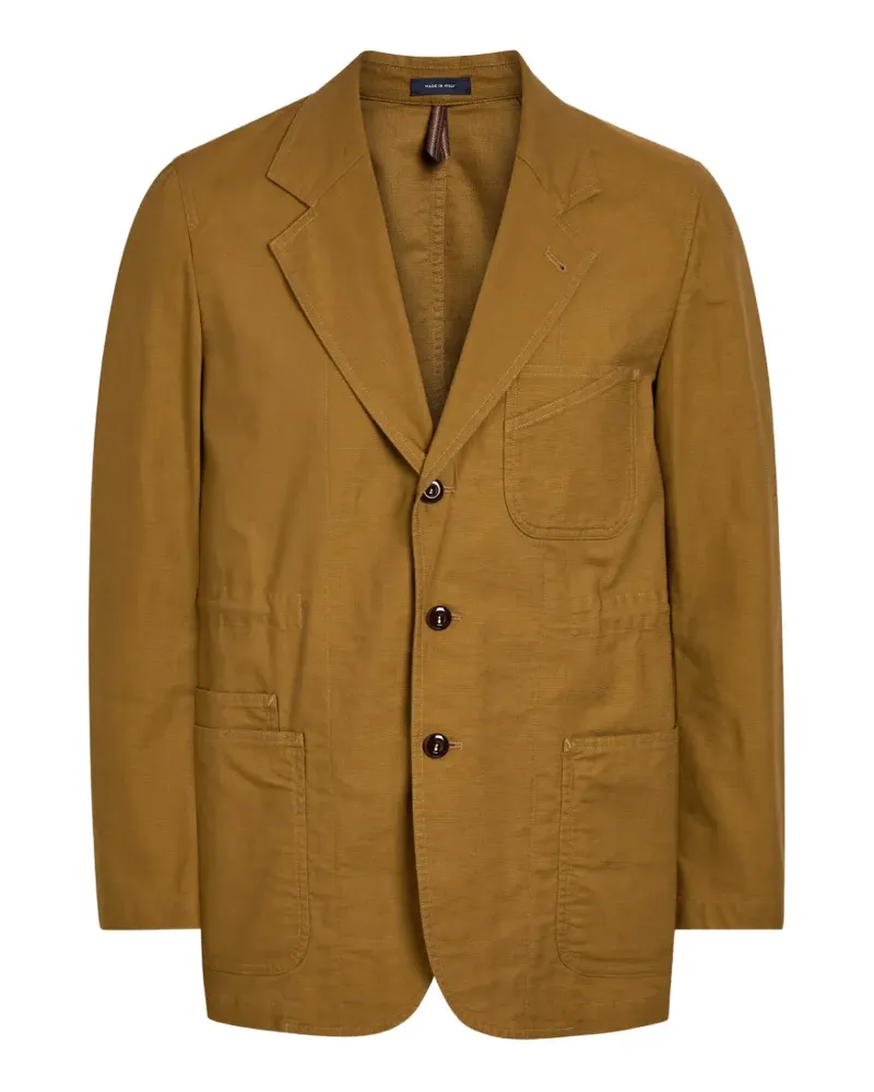 Drake's single-breasted blazer - Braun Braun