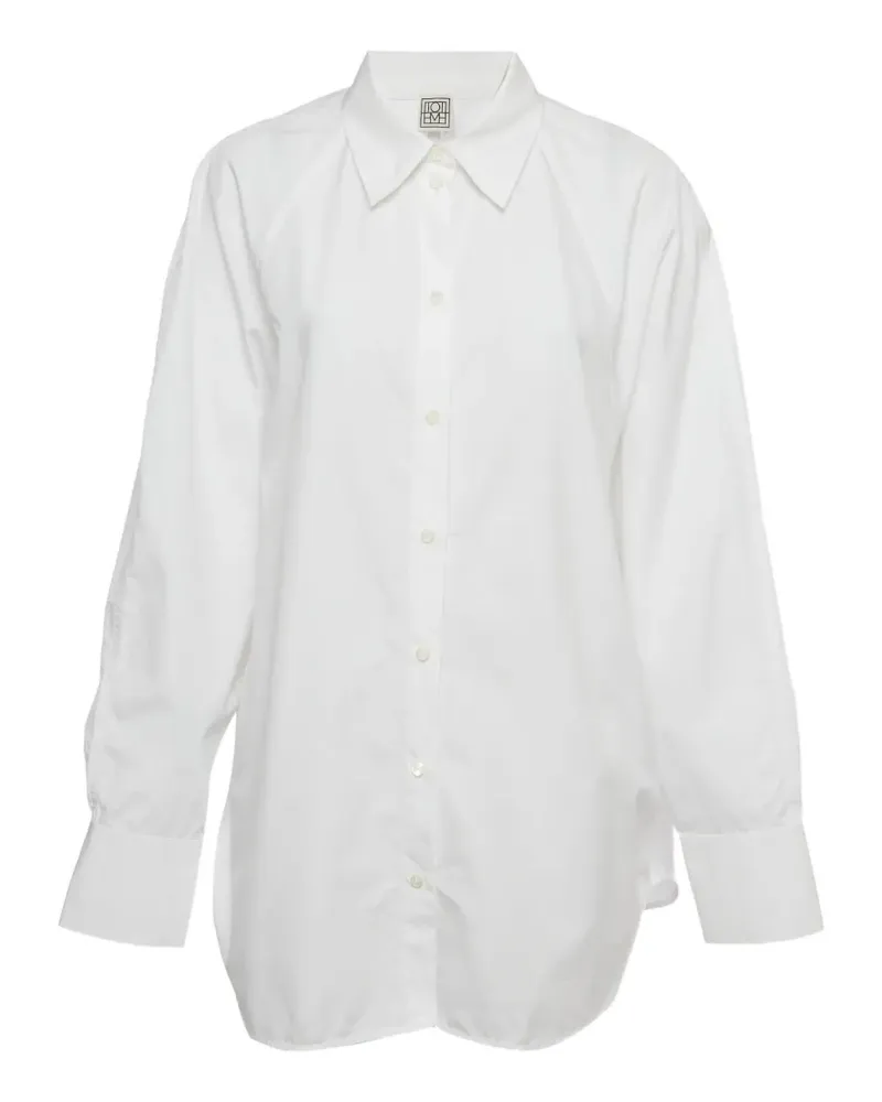 Totême Raw Raglan Hemd - Weiß Weiß