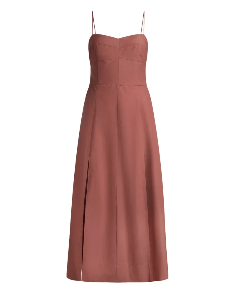 12 STOREEZ Mini-Hemdkleid mit Taschendetail - Braun Braun