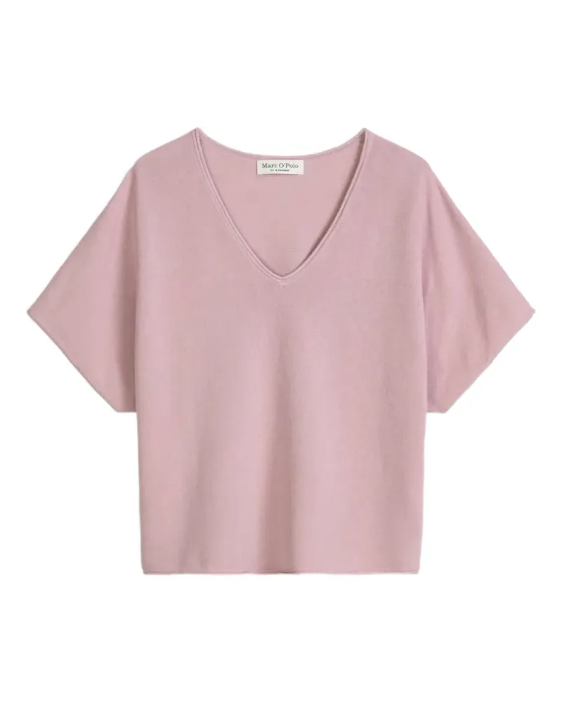 Marc O'Polo V-neck short-sleeves T-shirt - Rosa Rosa