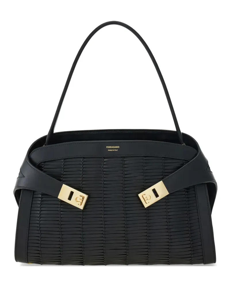 Ferragamo Hug handbag (M) - Schwarz Schwarz