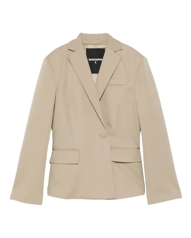 Patrizia Pepe Asymmetrischer Blazer - Grün Grün
