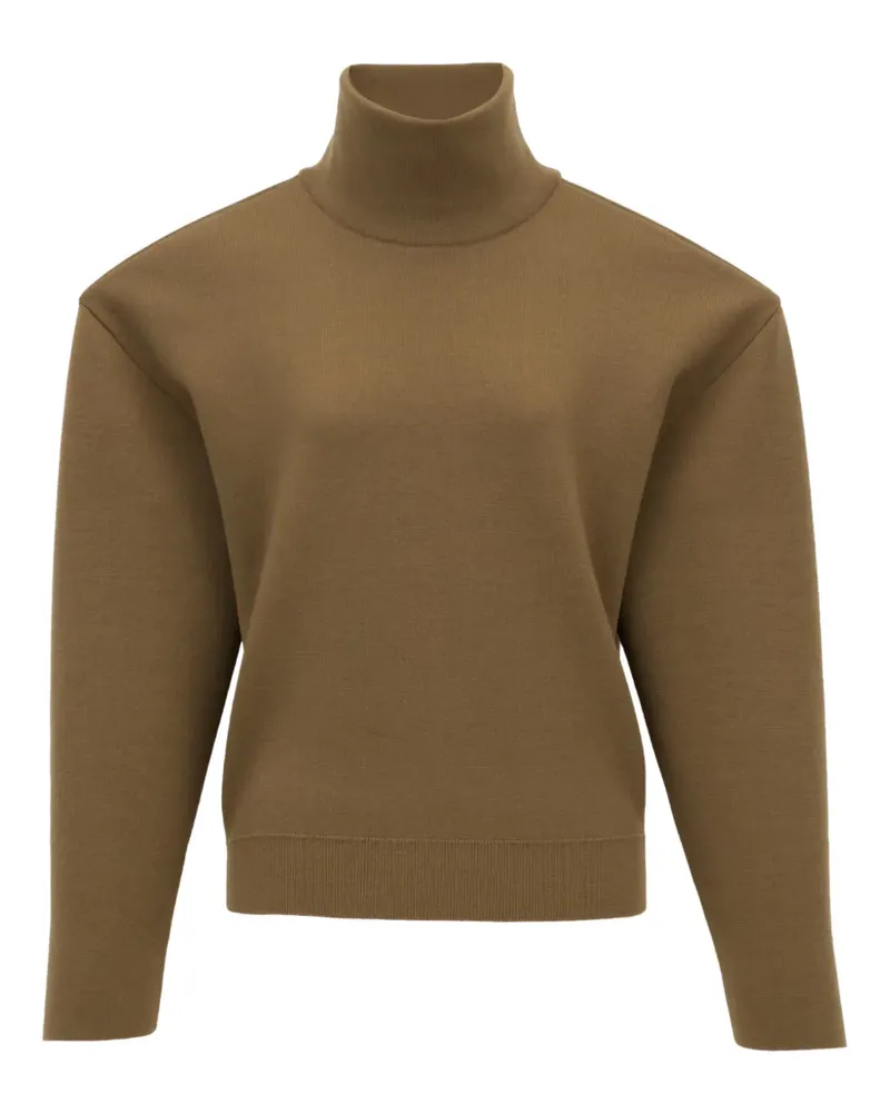 Saint Laurent Pullover mit Stehkragen - Braun Braun