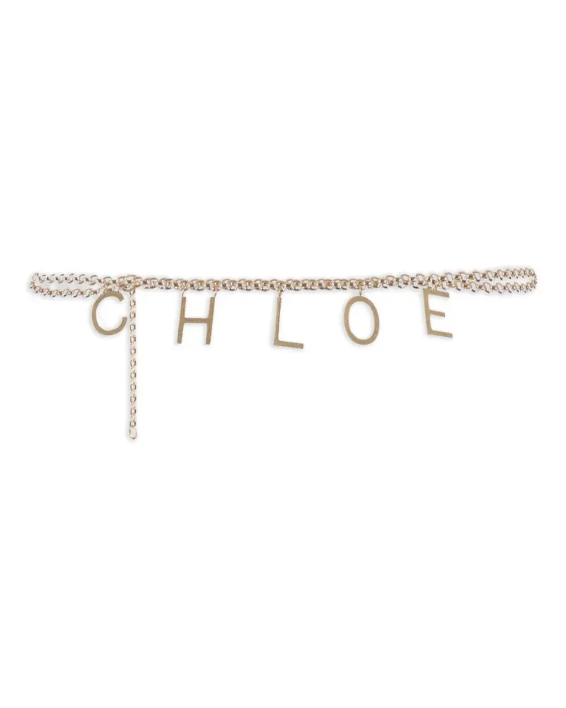 Chloé Gürtel mit Kettendetail - Gold Gold