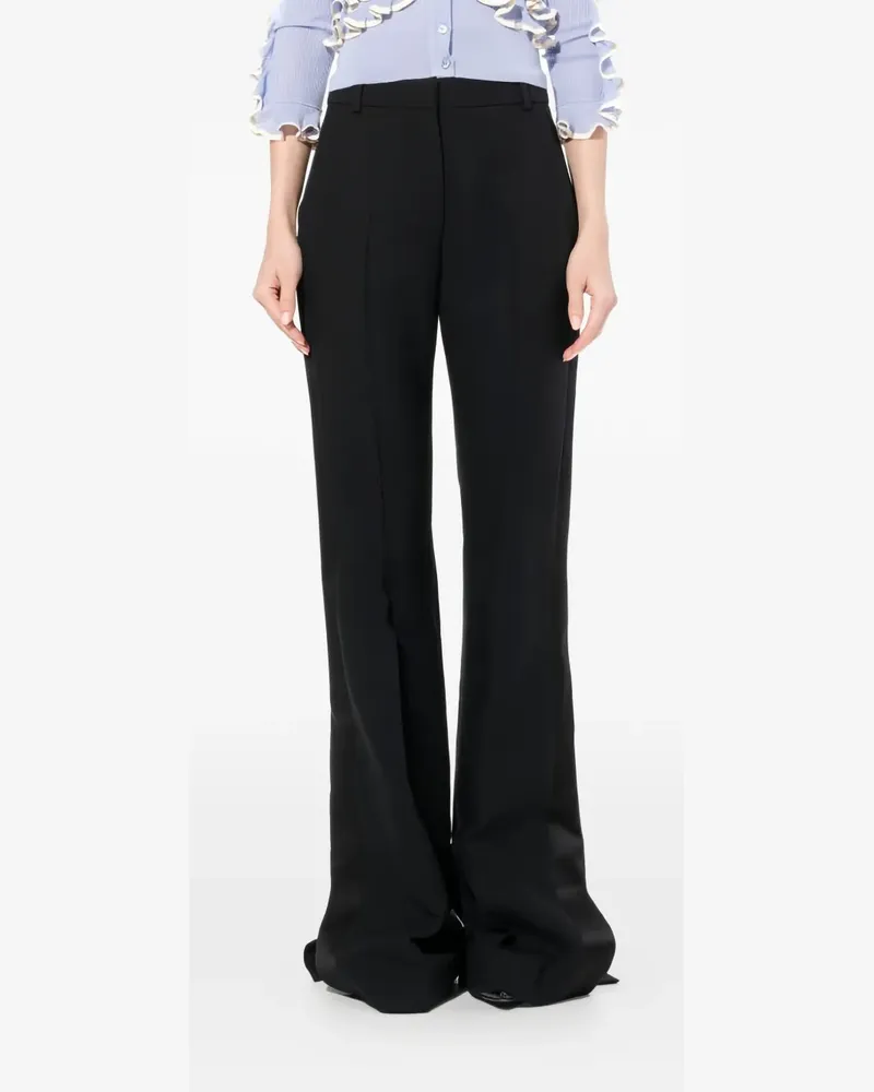 Alexander McQueen light wool trousers - Schwarz Schwarz