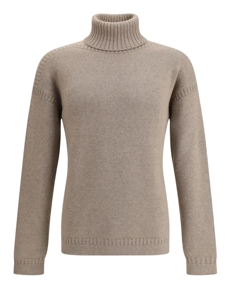 Loro Piana Gerippter Tyne Strickpullover - Nude Nude