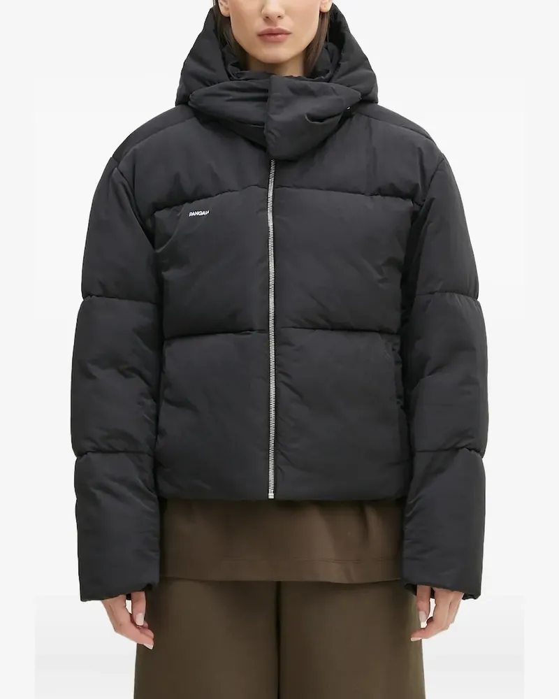 PANGAIA Steppjacke mit Kapuze - Schwarz Schwarz