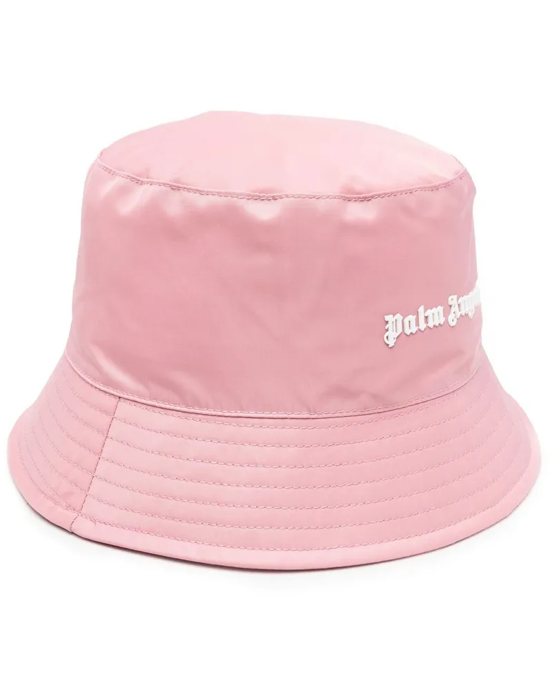 Palm Angels Fischerhut mit Lettering-Logo - Rosa Rosa