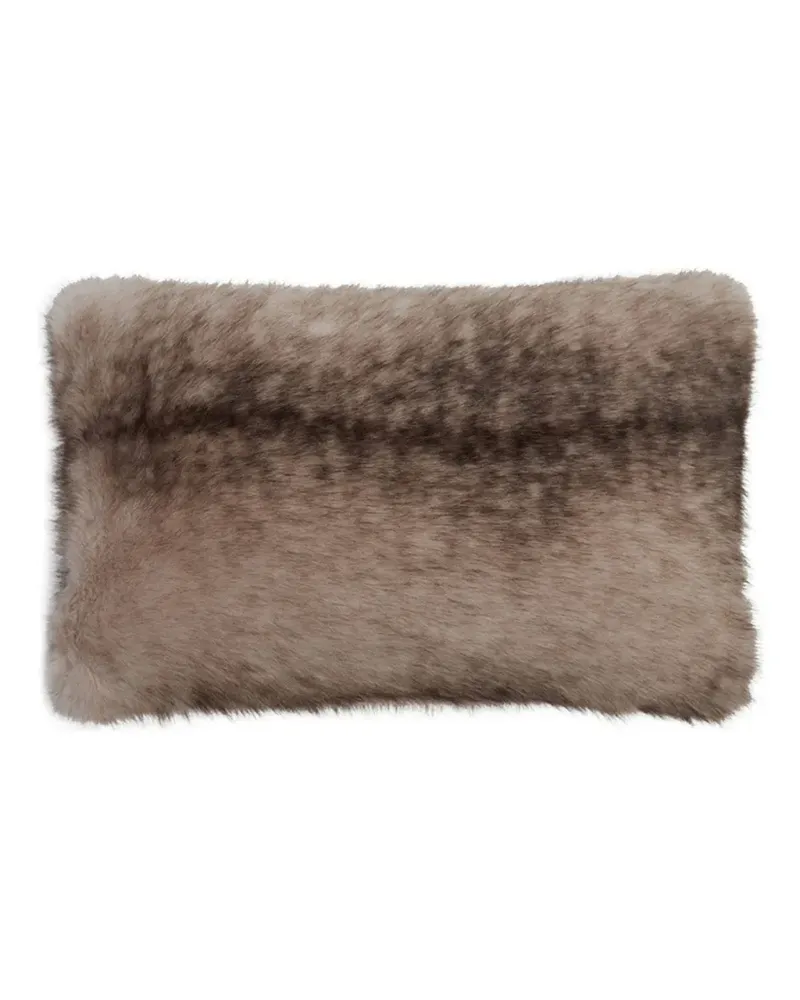APPARIS Cicly Kissen aus Faux Fur - Grau Grau
