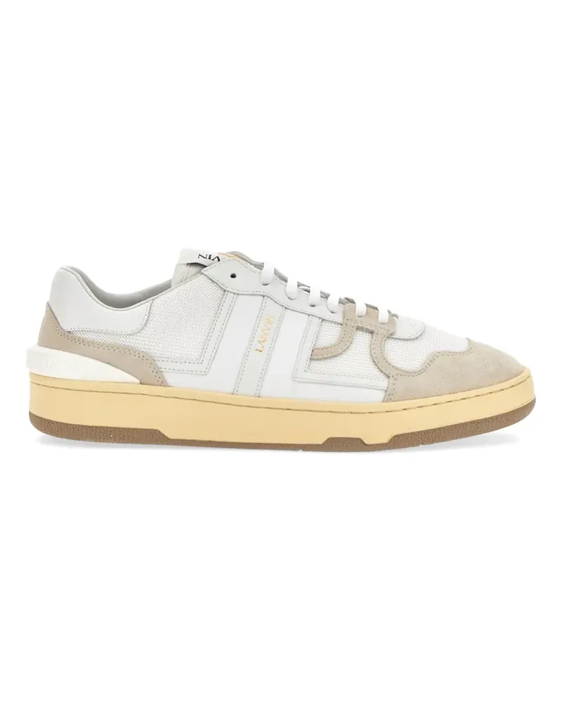 Lanvin Clay panelled sneakers - Weiß Weiß