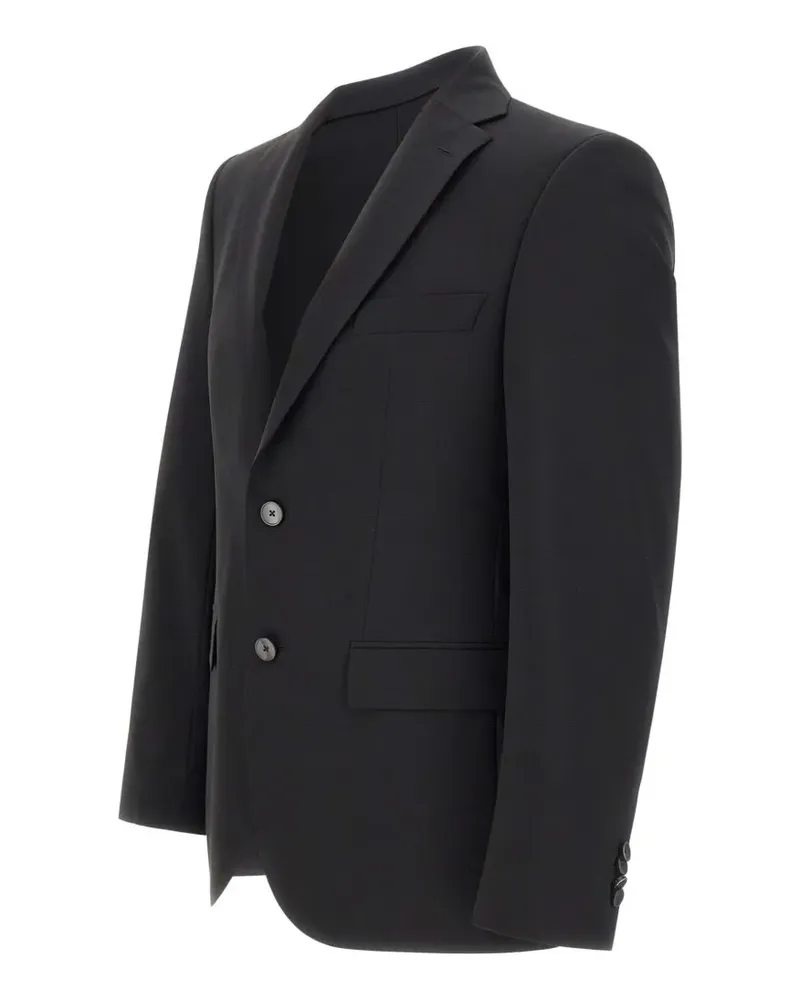 HUGO BOSS H-Harvey flap-pocket blazer - Schwarz Schwarz