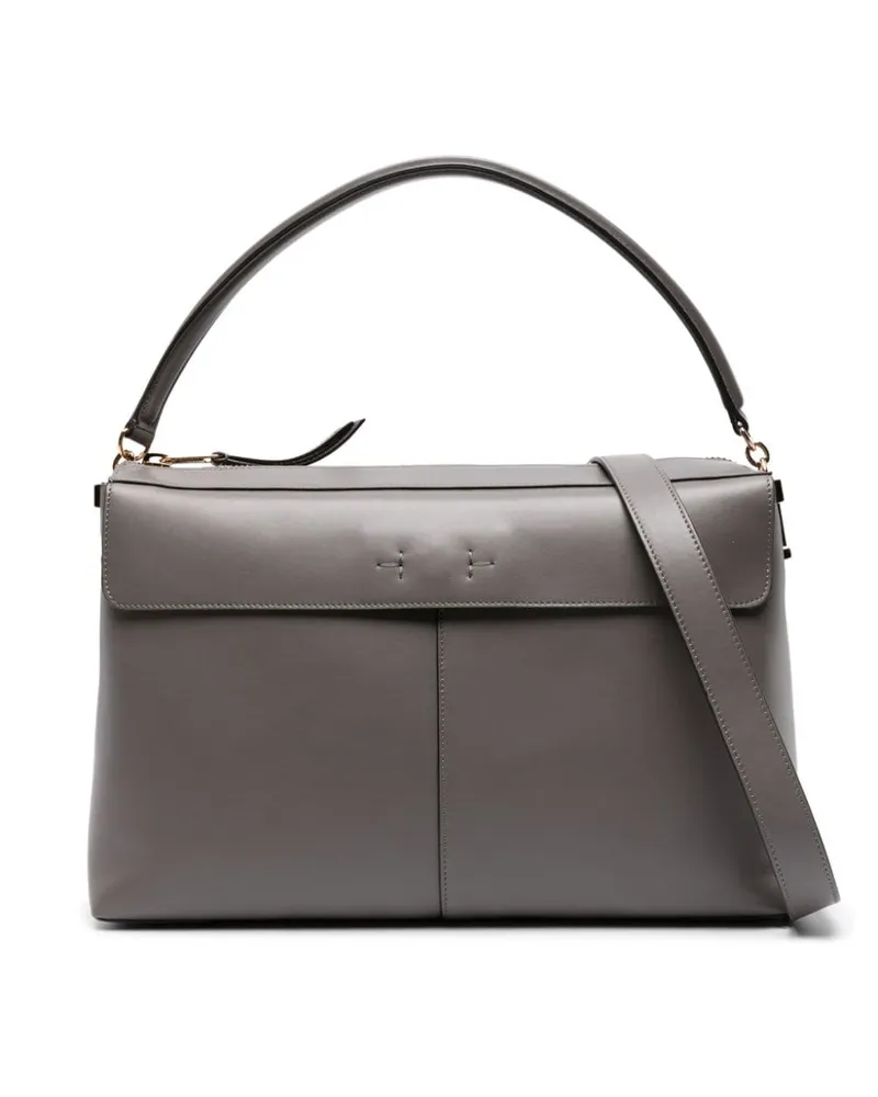 TOD'S T-Case Boston Schultertasche Grau