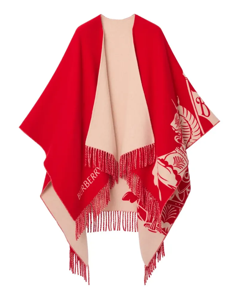 Burberry EKD Cape aus Kaschmir - Rot Rot