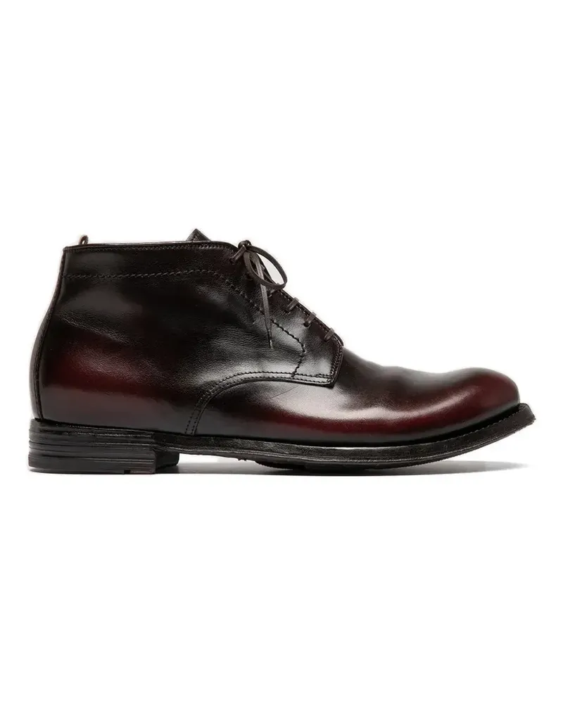 Officine Creative Italia Anatomia 88 leather boots - Rot Rot