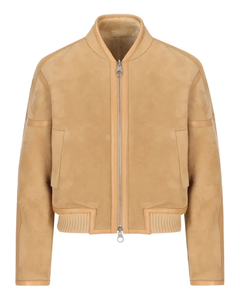 Loro Piana Wendbare Wildlederjacke - Nude Nude