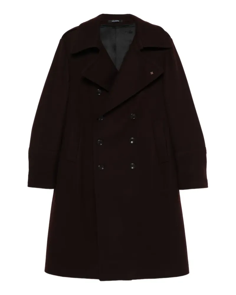 Tagliatore Doppelreihiger Mantel - Rot Rot