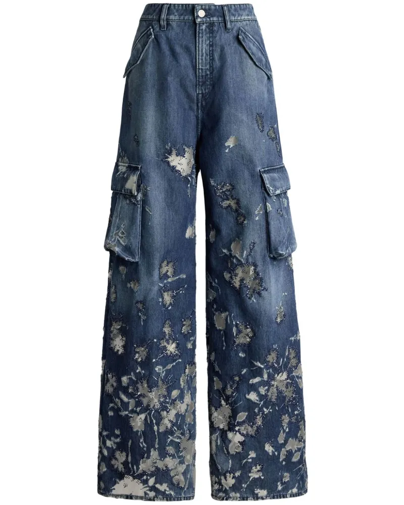 Ralph Lauren Weite Berke Jeans mit Verzierung - Blau Blau