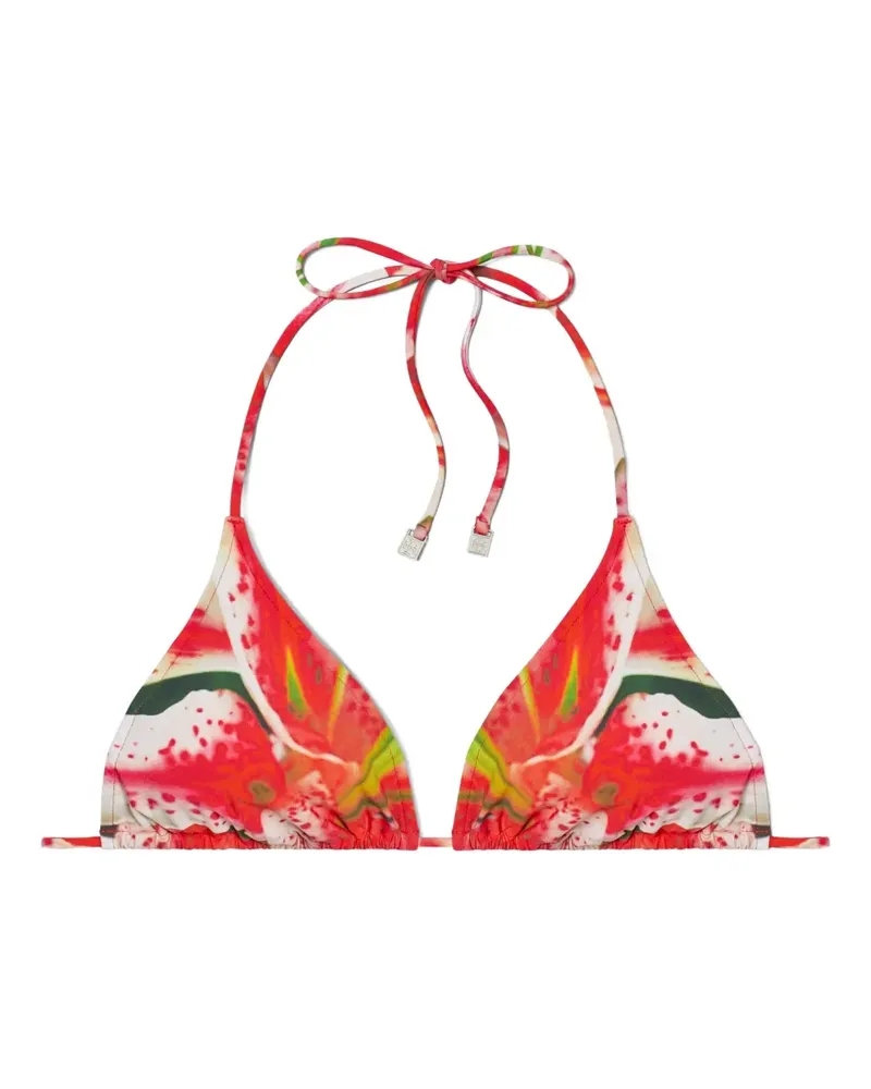 Tory Burch Triangel-Bikinioberteil mit Blumenmuster - Rosa Rosa