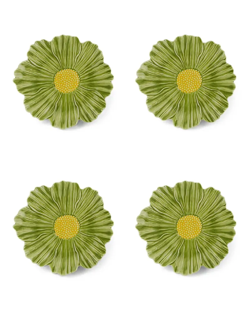 Bordallo Pinheiro Cosmos dessert plate (set of four) - Grün Grün