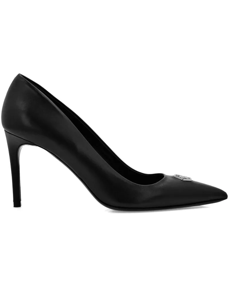 Philipp Plein Décolleté' Pumps 120mm - Schwarz Schwarz