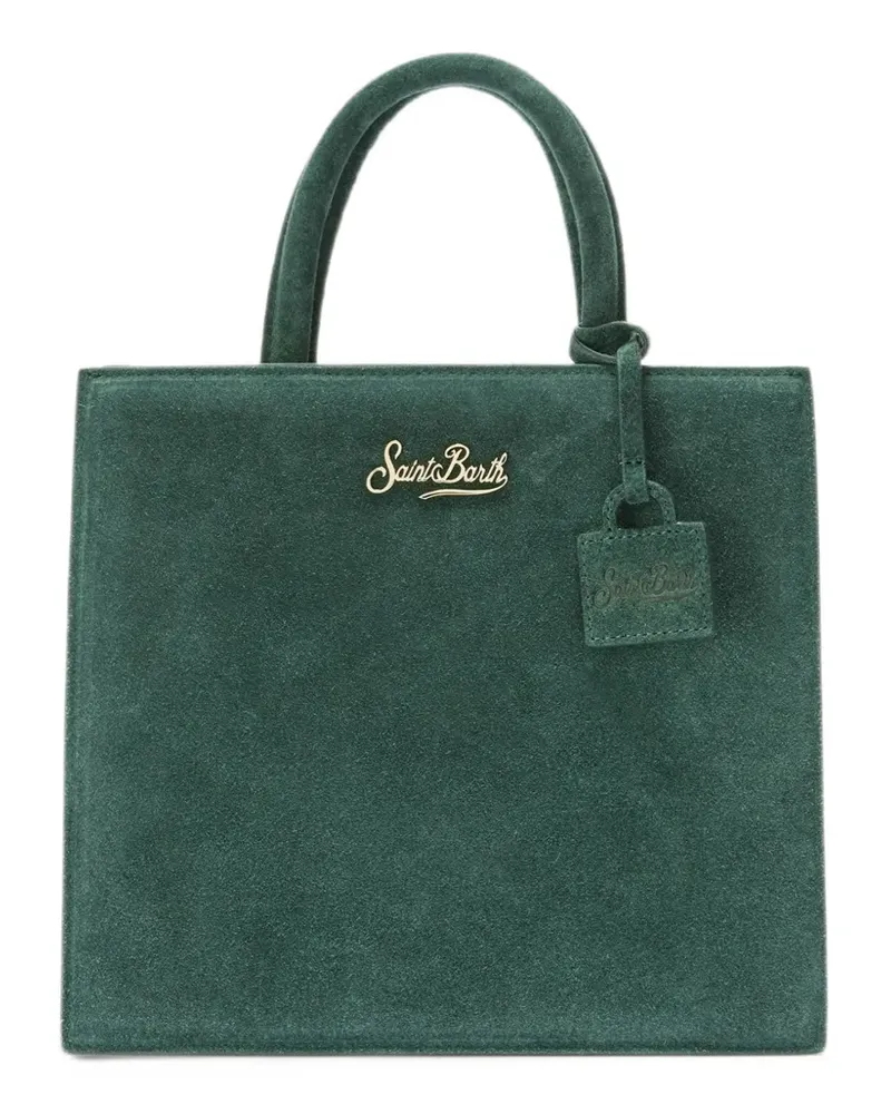 MC2 Saint Barth Mini Shopper mit Logo - Grün Grün