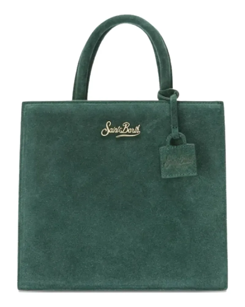 MC2 Saint Barth Mini Shopper mit Logo - Grün Grün